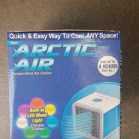 Преносим въздушен охладител Arctic Air Cooler, 7 цветна LED светлина, USB захранване, снимка 7 - Климатици - 37455119