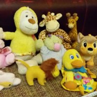 Плюшени играчки - жирафи - мече - еленче - милка крави и др 16бр., снимка 4 - Плюшени играчки - 29335844