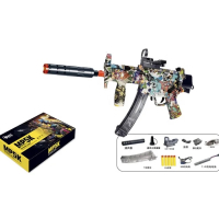 MP5K Gel Blaster, гел бластер детска пушка с меки гел топчета, снимка 6 - Електрически играчки - 43954559