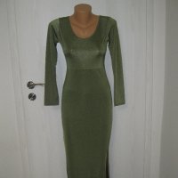 Нова дълга рокля с цепка, снимка 5 - Рокли - 29144323