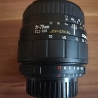 Sigma Aspherical 24-70mm 1:3.5-5.6 D , снимка 1 - Обективи и филтри - 29630158
