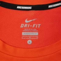 Nike DRI-FIT оригинална блуза L Найк спорт фитнес фланелка, снимка 3 - Спортни дрехи, екипи - 36936523