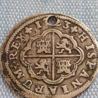 Сребърна монета 2 реала 1723г. Филип пети Севиля Испания 18689, снимка 8 - Нумизматика и бонистика - 42929938