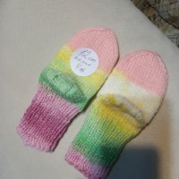 Ръчно плетени бебешки чорапи, ходило 12 см., снимка 1 - Бебешки чорапи - 39844936