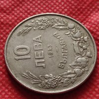 Монета 10 лева 1943г. Царство България за колекция - 24994, снимка 4 - Нумизматика и бонистика - 35194497