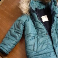 Детско зимно яке размер 116, синьо., снимка 4 - Детски якета и елеци - 42890259