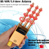 Професионален 3хАнтени 1-8000MHz Мощен CDMA RF GPS WiFi Скрити Камери Детектор Аудио Бръмбари Тракер, снимка 15 - Други - 39590872