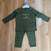 Детски комплект New to the Crew - закупено от Англия 6-9м, снимка 1 - Комплекти за бебе - 36899766