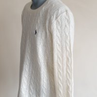 POLO Ralph Lauren Cable Wool / Cashmere Mens Size L НОВО! ОРИГИНАЛ! Мъжки Пуловер!, снимка 5 - Пуловери - 44458685