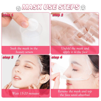 Комплект 10 бр. компресирани маски за лице, за грижа за кожата, снимка 2 - Козметика за лице - 44681016