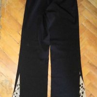 Еластичен панталон с крачоли от дантела - България / малък размер, снимка 4 - Панталони - 31104174