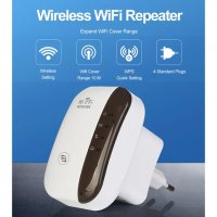 Удължител на сигнала WiFi, усилвател, рутер, безжичен и LAN, повторител, удължаване на обхвата, WPS, снимка 4 - Рутери - 39970498