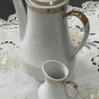 Порцелан Winterling чайник с латиера Bavaria , снимка 4 - Сервизи - 44757647