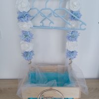 Подарък за погача – Baby Shower Basket, Уникален подарък за новородено бебе, Подарък за изписване, снимка 4 - Комплекти за бебе - 40674869