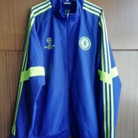 Chelsea Champions League Adidas оригинално горнище Челси Шампионска Лига размер XL яке, снимка 1 - Спортни дрехи, екипи - 37031765