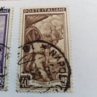Пощенска марка 4бр-Италия 1950, снимка 4 - Филателия - 40021924