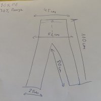 Официален дамски панталон р-р 52 XL / XXL, снимка 3 - Панталони - 39071555