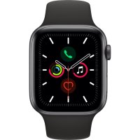 Нов Смарт часовник Apple Watch 5, GPS, Корпус Aluminium 44 мм, Sport Band, 44, Space Grey, снимка 2 - Смарт часовници - 40878800
