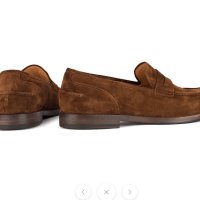 луксозни мокасини Alberto Fasciani BRIAN 57020 Penny Loafer Arabica номер 45, снимка 4 - Мокасини - 44185769