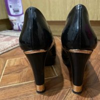 Дамски официални обувки на висок ток 38 номер, снимка 3 - Дамски обувки на ток - 37064898