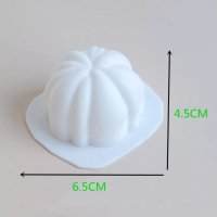 3D тиква тиквичка силиконов молд форма фондан гипс свещ шоколад, снимка 3 - Форми - 35429839