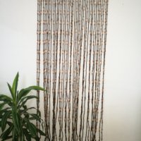 Декоративно пано - завеса дърво, ръчна изработка, 40 ресни, снимка 3 - Други - 31047166