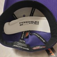  Шапка Premium FlexFit 210 Fitted Hat Purple  размер С-М, снимка 6 - Шапки - 40361853