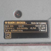 950 Вата-Немски Лентов Шлайф-Голям-Отличен-Black Decker BD85/King Craft KBS950N-Регулация, снимка 12 - Други инструменти - 37376643