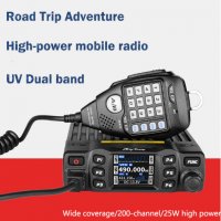 !!!█▬█ █ ▀█▀ Мобилна Радиостанция 25w VHF/UHF PNI Anytone AT 778 UV dual band 144-146MHz/430-440Mhz, снимка 17 - Друга електроника - 37785807