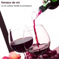 2907 Комплект за вино с автоматичен тирбушон , снимка 5 - Аксесоари за кухня - 34266000