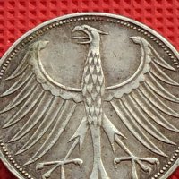 Сребърна монета 5 дойче марки 1970г. Германия за КОЛЕКЦИОНЕРИ 39640, снимка 8 - Нумизматика и бонистика - 42756074