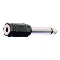 Букса преходна MONO 6,3mm JACK(м)/3,5mm JACK(ж), снимка 1 - Друга електроника - 42367386