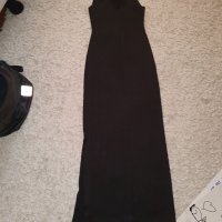 Дълга рокля в черно, снимка 5 - Рокли - 16214339