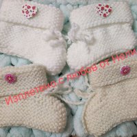 Ръчно плетени бебешки буйки , снимка 1 - Други - 38304075