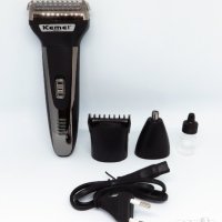 !!НОВО!! Машинка за бръснене и подстригване 3в1 kemei 6776, снимка 1 - Машинки за подстригване - 42430749