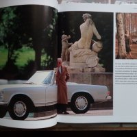 Книга за Mercedes-Benz SL немски език твърди корици автомобили история списания каталози, снимка 8 - Други - 36885834