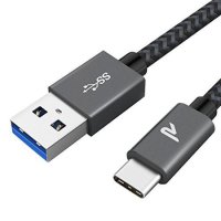 RAMPOW USB C кабел, PD3.0, 60W/3A, ултра бързо зареждане, USB-A към USB-C, пренос на данни,, снимка 1 - USB кабели - 42823004