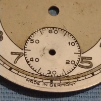 Циферблат за джобен часовник RUHLA SATURN MADE IN GERMANY за КОЛЕКЦИОНЕРИ ЧАСТИ 43730, снимка 5 - Антикварни и старинни предмети - 44725064