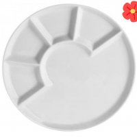 Домашни професионални  чинии за фондю 24 см Комплект от 2 бр., снимка 3 - Други - 34442608