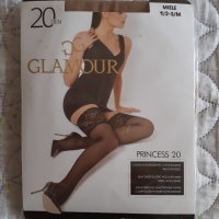GLAMOUR - Нови луксозни силиконови чорапи с дантела, снимка 3 - Бельо - 42864777