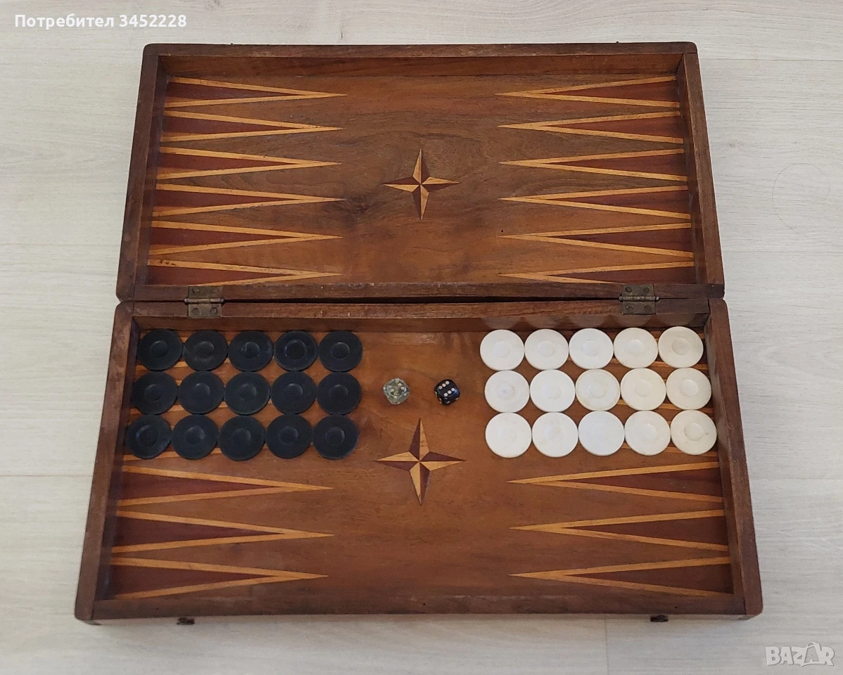 Шах и табла ретро голяма 48см за ценители , снимка 1