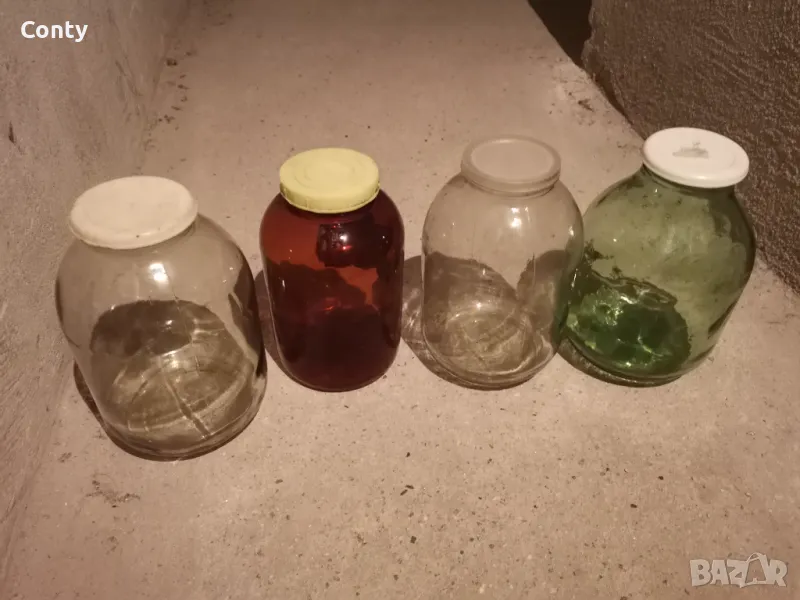 Стъклени буркани и шишета, снимка 1