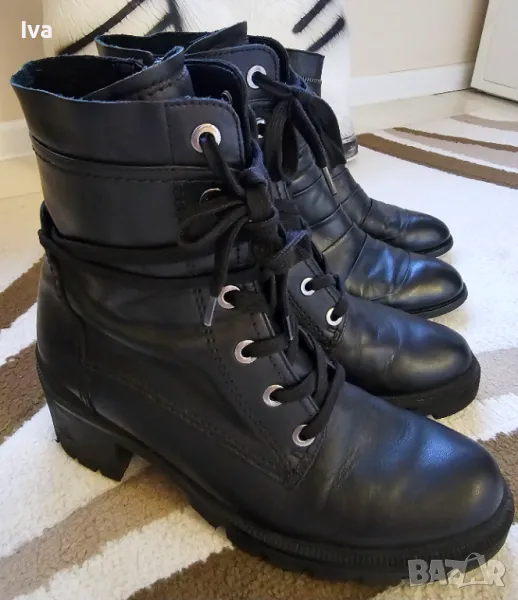 Дамски кожени боти Gianni (40 рр)  и Gabor (7 1/2 рр) - отлични!, снимка 1