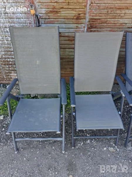 Сгъваеми шезлонг столове -8 броя, снимка 1