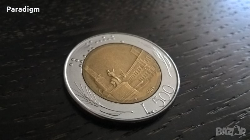 Монета - Италия - 500 лири | 1984г., снимка 1