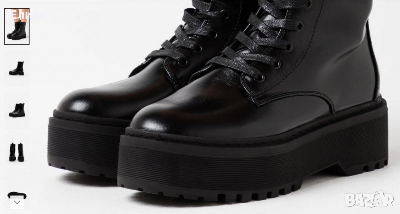 Нови оригинални маркови кожени кубинки на платформа Even&Odd , снимка 1