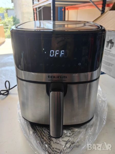 Мощен Air Fry Taurus Digital 7S Wall –  1600W с 6,5L обем и иновативен разделител за готвене без сме, снимка 1
