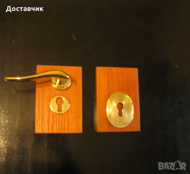 Нови дръжка и розетки за входна врата (без топка), снимка 1