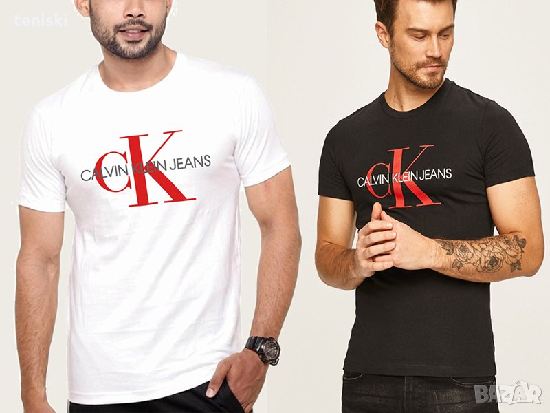  Мъжка тениска CALVIN KLEIN Принт Различни модели, снимка 1