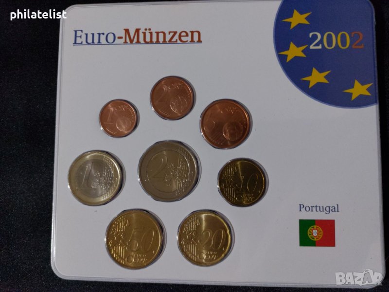 Португалия 2002 - Евро сет - комплектна серия от 1 цент до 2 евро, снимка 1